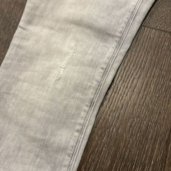 Express Light Gray Skinny Jeans Sz 0 - Picture 3 of 7